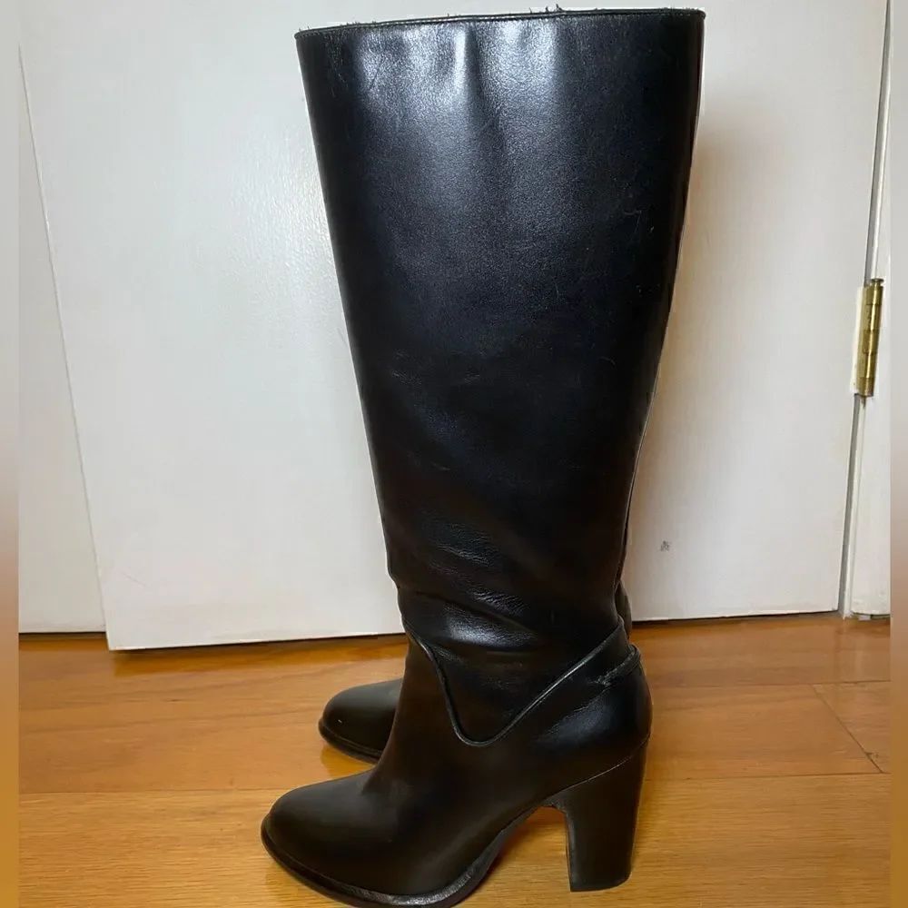 RAG & BONE Lilford Leather Boots Black Women’s Size 36